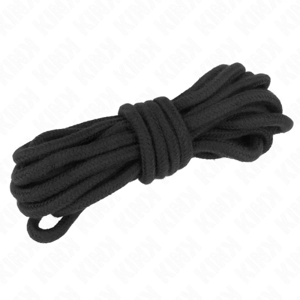 Kink Katoenen Touw 10 Meter Zwart voor Bondage