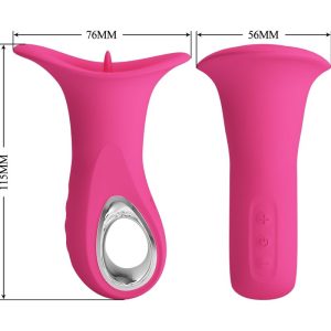 Pretty Love Oralvibrator Clyde met vibrerende tong 12 standen roze Pretty Love Oralvibrator Clyde met vibrerende tong 12 standen roze - Afbeelding 9