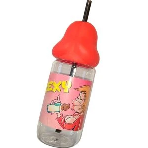 Diablo Picante Babyflasche in Penisform rot