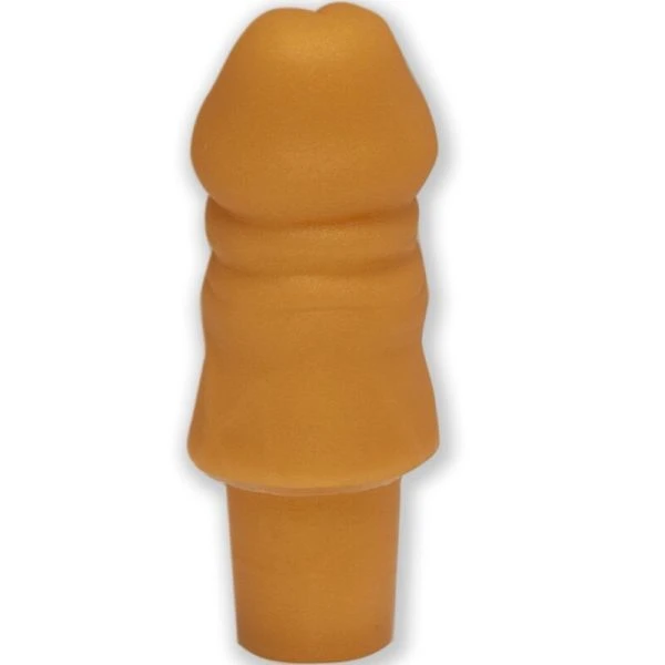 Diablo Picante Gouden Penisvormige Flessendop voor Feestjes