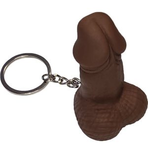 Diablo Picante Penis-Sleutelhanger in Mulattenkleur Diablo Picante Penis-Sleutelhanger in Mulattenkleur - Afbeelding 1