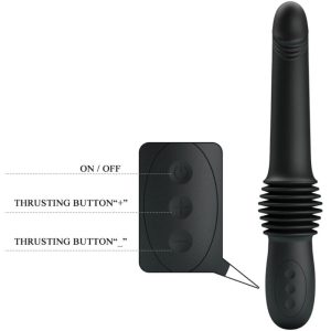Pretty Love Pazuzu Vibrator met slip-afstandsbediening, 10 standen, siliconen, zwart Pretty Love Pazuzu Vibrator met slip-afstandsbediening, 10 standen, siliconen, zwart - Afbeelding 5