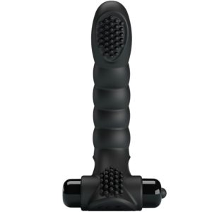 Pretty Love Alexander Fingervibrator met 10 trillingen, siliconen, zwart Pretty Love Alexander Fingervibrator met 10 trillingen, siliconen, zwart - Afbeelding 2
