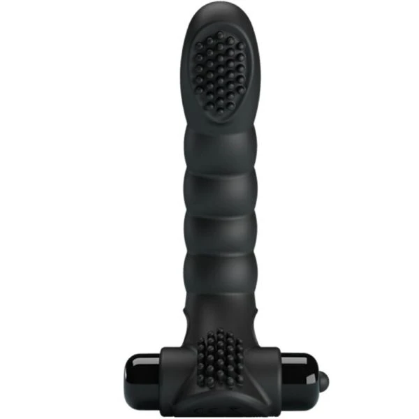 Pretty Love Alexander Fingervibrator met 10 trillingen, siliconen, zwart Pretty Love Alexander Fingervibrator met 10 trillingen, siliconen, zwart