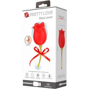 Pretty Love Rose Lover rozenvibrator met 12 trillingsstanden rood Pretty Love Rose Lover rozenvibrator met 12 trillingsstanden rood - Afbeelding 6