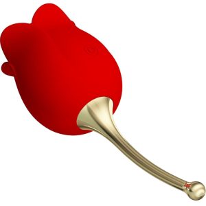 Pretty Love Rose Lover rozenvibrator met 12 trillingsstanden rood Pretty Love Rose Lover rozenvibrator met 12 trillingsstanden rood - Afbeelding 2
