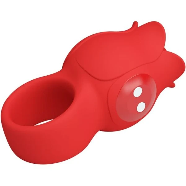 Pretty Love Rose Fingervibrator met 10 trillingen rood