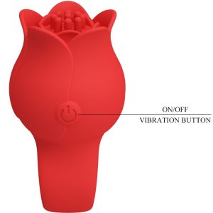 Pretty Love Rose Fingervibrator met 10 trillingen rood Pretty Love Rose Fingervibrator met 10 trillingen rood - Afbeelding 7