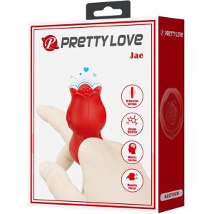 Pretty Love Rose Fingervibrator met 10 trillingen rood Pretty Love Rose Fingervibrator met 10 trillingen rood - Afbeelding 9