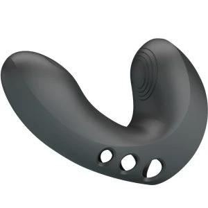 Pretty Love Camelia Fingervibrator met 7 trillingen, siliconen, zwart