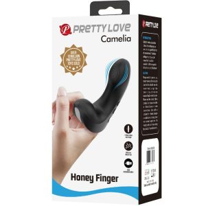 Pretty Love Camelia Fingervibrator met 7 trillingen, siliconen, zwart Pretty Love Camelia Fingervibrator met 7 trillingen, siliconen, zwart - Afbeelding 8