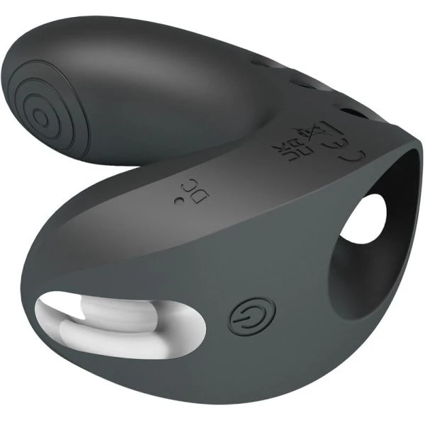Pretty Love Camelia Fingervibrator met 7 trillingen, siliconen, zwart