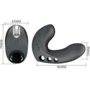 Pretty Love Camelia Fingervibrator met 7 trillingen, siliconen, zwart Pretty Love Camelia Fingervibrator met 7 trillingen, siliconen, zwart - Afbeelding 6