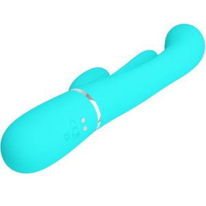 Pretty Love Rabbit Vibrator Shania Triple Rabbit met klopfunctie Blauw Pretty Love Rabbit Vibrator Shania Triple Rabbit met klopfunctie Blauw - Afbeelding 6