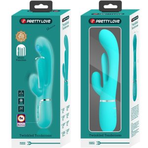 Pretty Love Rabbit Vibrator Shania Triple Rabbit met klopfunctie Blauw Pretty Love Rabbit Vibrator Shania Triple Rabbit met klopfunctie Blauw - Afbeelding 10