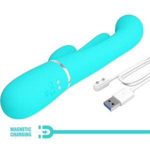 Pretty Love Rabbit Vibrator Shania Triple Rabbit met klopfunctie Blauw Pretty Love Rabbit Vibrator Shania Triple Rabbit met klopfunctie Blauw - Afbeelding 9
