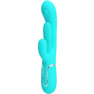 Pretty Love Rabbit Vibrator Shania Triple Rabbit met klopfunctie Blauw Pretty Love Rabbit Vibrator Shania Triple Rabbit met klopfunctie Blauw - Afbeelding 1