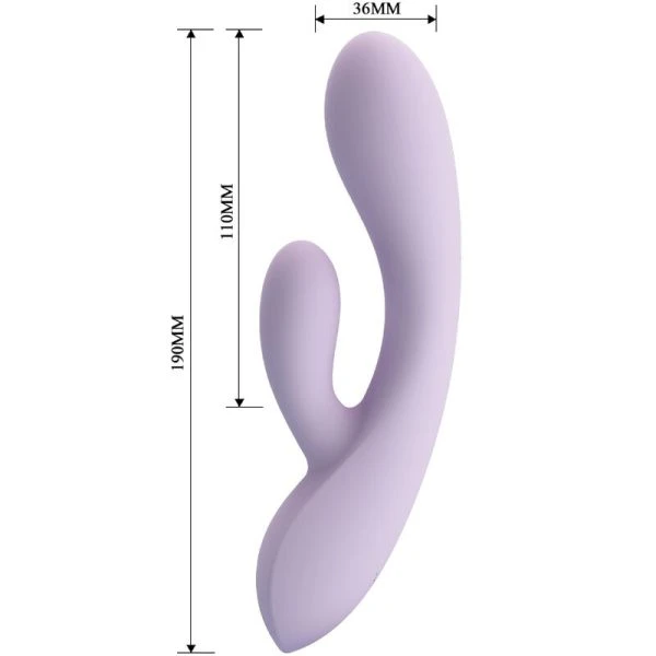 Pretty Love Rosolyn Rabbit Vibrator met 10 vibraties, paars