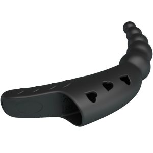 Pretty Love Jordin Fingervibrator met 10 trillingen, siliconen, zwart Pretty Love Jordin Fingervibrator met 10 trillingen, siliconen, zwart - Afbeelding 4