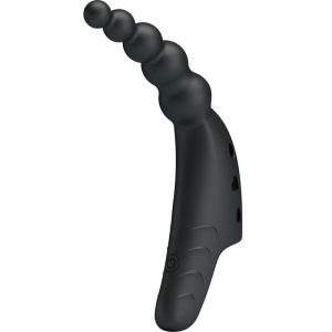 Pretty Love Jordin Fingervibrator met 10 trillingen, siliconen, zwart Pretty Love Jordin Fingervibrator met 10 trillingen, siliconen, zwart - Afbeelding 2