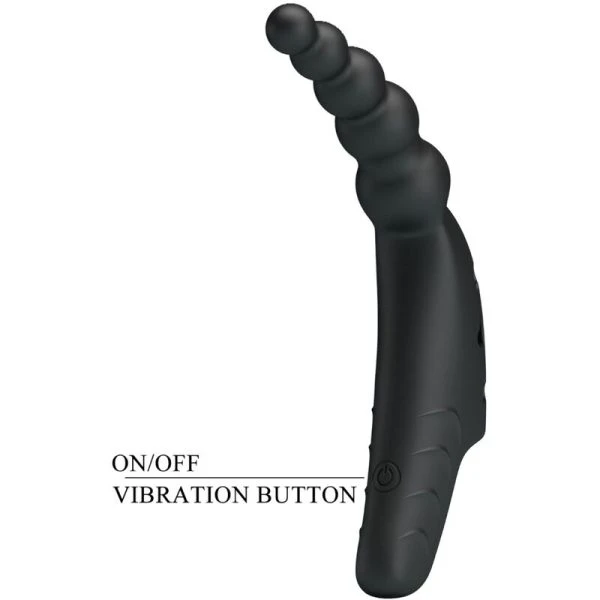 Pretty Love Jordin Fingervibrator met 10 trillingen, siliconen, zwart Pretty Love Jordin Fingervibrator met 10 trillingen, siliconen, zwart