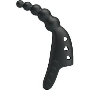Pretty Love Jordin Fingervibrator met 10 trillingen, siliconen, zwart Pretty Love Jordin Fingervibrator met 10 trillingen, siliconen, zwart - Afbeelding 1