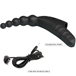Pretty Love Jordin Fingervibrator met 10 trillingen, siliconen, zwart Pretty Love Jordin Fingervibrator met 10 trillingen, siliconen, zwart - Afbeelding 9