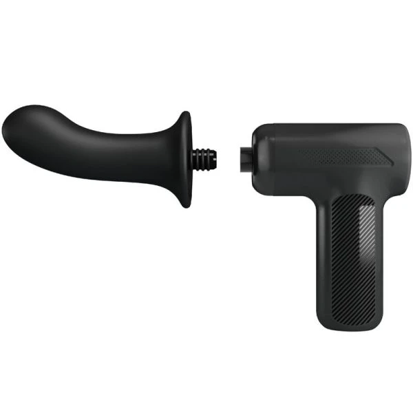 Pretty Love DJ Doctor Massager 5 Stootstanden Zwart Pretty Love DJ Doctor Massager 5 Stootstanden Zwart