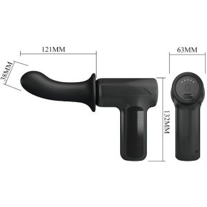 Pretty Love DJ Doctor Massager 5 Stootstanden Zwart Pretty Love DJ Doctor Massager 5 Stootstanden Zwart - Afbeelding 8