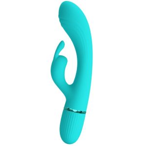 Pretty Love Scocco Vibrator Rabbit Turkoois met 10 vibratiefuncties Pretty Love Scocco Vibrator Rabbit Turkoois met 10 vibratiefuncties - Afbeelding 2