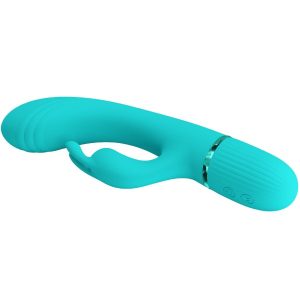 Pretty Love Scocco Vibrator Rabbit Turkoois met 10 vibratiefuncties Pretty Love Scocco Vibrator Rabbit Turkoois met 10 vibratiefuncties - Afbeelding 5