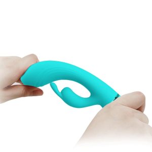 Pretty Love Scocco Vibrator Rabbit Turkoois met 10 vibratiefuncties Pretty Love Scocco Vibrator Rabbit Turkoois met 10 vibratiefuncties - Afbeelding 8