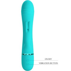 Pretty Love Scocco Vibrator Rabbit Turkoois met 10 vibratiefuncties Pretty Love Scocco Vibrator Rabbit Turkoois met 10 vibratiefuncties - Afbeelding 9