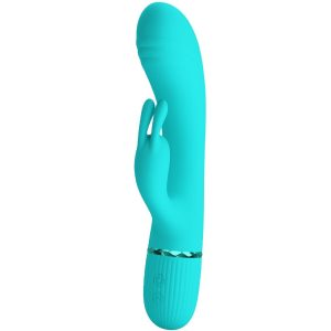 Pretty Love Scocco Vibrator Rabbit Turkoois met 10 vibratiefuncties Pretty Love Scocco Vibrator Rabbit Turkoois met 10 vibratiefuncties - Afbeelding 3
