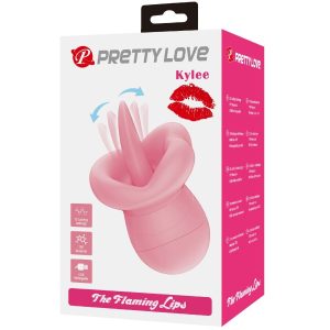 Pretty Love Kylee Opgelegvibrator met Tongstimulatie en 10 Standen Naakt Roze Pretty Love Kylee Opgelegvibrator met Tongstimulatie en 10 Standen Naakt Roze - Afbeelding 9