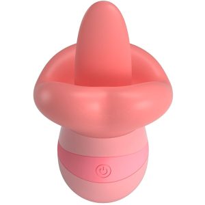 Pretty Love Kylee Opgelegvibrator met Tongstimulatie en 10 Standen Naakt Roze Pretty Love Kylee Opgelegvibrator met Tongstimulatie en 10 Standen Naakt Roze - Afbeelding 1