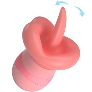 Pretty Love Kylee Opgelegvibrator met Tongstimulatie en 10 Standen Naakt Roze Pretty Love Kylee Opgelegvibrator met Tongstimulatie en 10 Standen Naakt Roze - Afbeelding 6