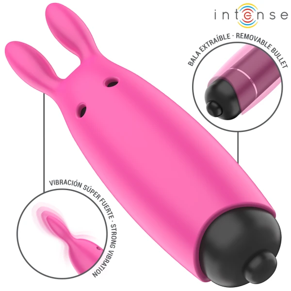 Intense Hopper Pink Vibrator Bullet 8,3 x 2,4 cm