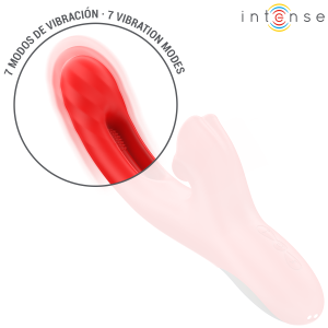Intense Jessica multifunctionele vibrator met clitorisstimulator, rood Intense Jessica multifunctionele vibrator met clitorisstimulator, rood - Afbeelding 6