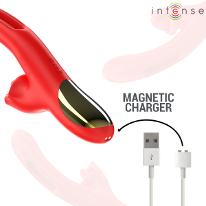 Intense Jessica multifunctionele vibrator met clitorisstimulator, rood Intense Jessica multifunctionele vibrator met clitorisstimulator, rood - Afbeelding 7