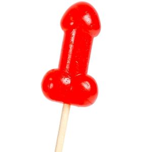 Secretplay Cherry Candy Penis Lollipop met kersensmaak en hitte-effect Secretplay Cherry Candy Penis Lollipop met kersensmaak en hitte-effect - Afbeelding 1