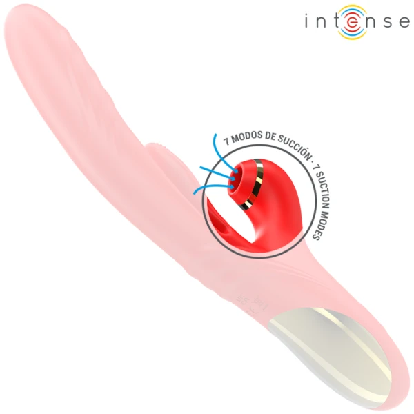 Intense Karol Multifunctionele Vibrator met Stoot- en Zuigfunctie rood Intense Karol Multifunctionele Vibrator met Stoot- en Zuigfunctie rood