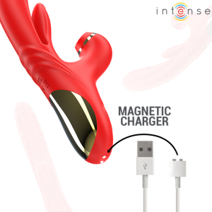 Intense Karol Multifunctionele Vibrator met Stoot- en Zuigfunctie rood Intense Karol Multifunctionele Vibrator met Stoot- en Zuigfunctie rood - Afbeelding 7