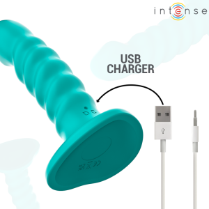 Intense Buffy Vibrator S met spiraal, 10 trillingen, afstandsbediening, blauw Intense Buffy Vibrator S met spiraal, 10 trillingen, afstandsbediening, blauw - Afbeelding 6