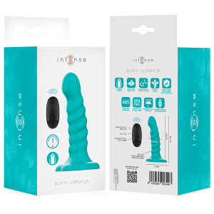 Intense Buffy Vibrator S met spiraal, 10 trillingen, afstandsbediening, blauw Intense Buffy Vibrator S met spiraal, 10 trillingen, afstandsbediening, blauw - Afbeelding 8