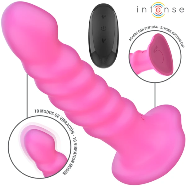 Intense Cindy Vibrator met spiraalontwerp, 10 trillingen, Roze