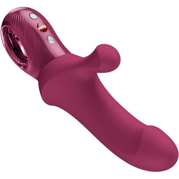 Fun Factory BI Stronic Curve Thrusting Rabbit Vibrator met clitorisstimulator Wine RED Fun Factory BI Stronic Curve Thrusting Rabbit Vibrator met clitorisstimulator Wine RED