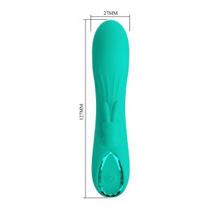 Pretty Love DJ Stick G-Spot Vibrator met clitorisstimulator, turkoois Pretty Love DJ Stick G-Spot Vibrator met clitorisstimulator, turkoois - Afbeelding 6