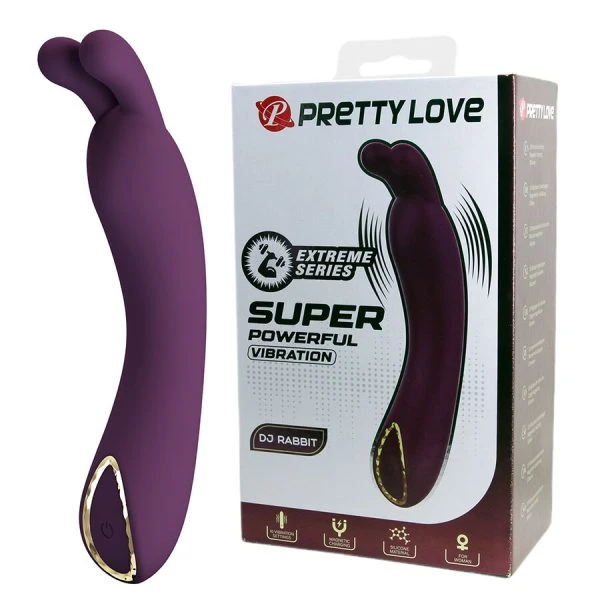 Pretty Love DJ Rabbit Purple G-Punkt Vibrator met 10 standen, paars