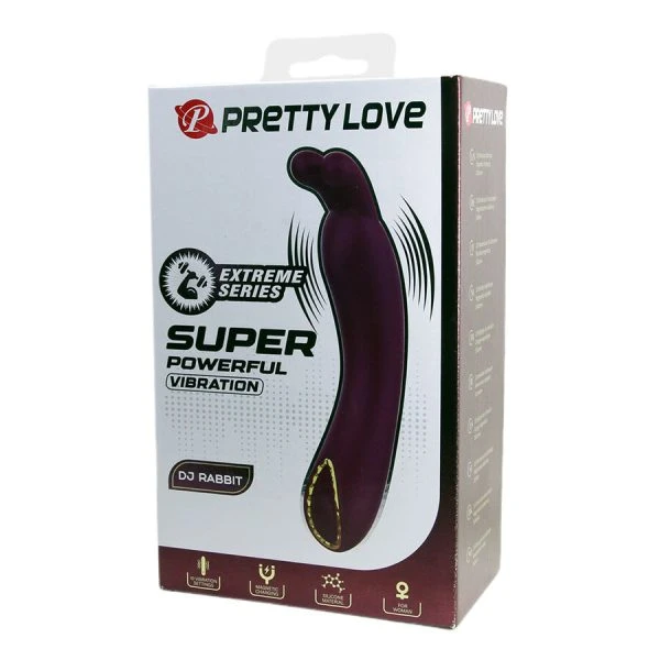 Pretty Love DJ Rabbit Purple G-Punkt Vibrator met 10 standen, paars